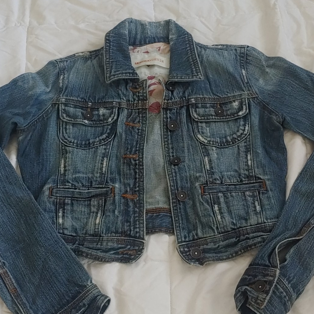 Mossimo Crop Denim Jacket